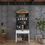 Hanah Home Armario Multiusos Nogal y Blanco